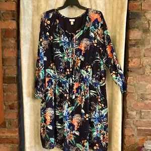Floral print dress NWOT